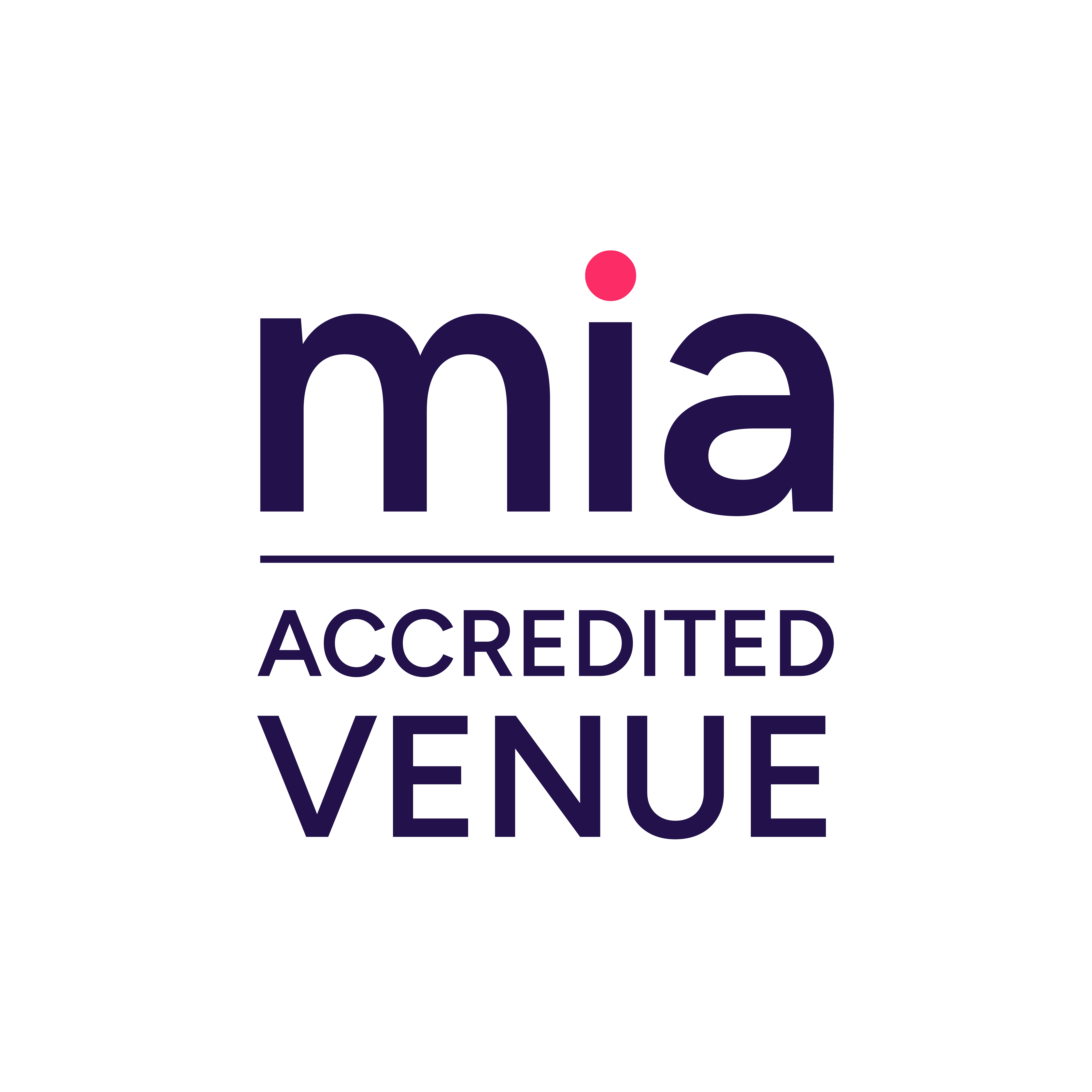 Mia Accredited venue badge